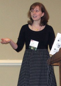 Meg presenting at NEMA2009