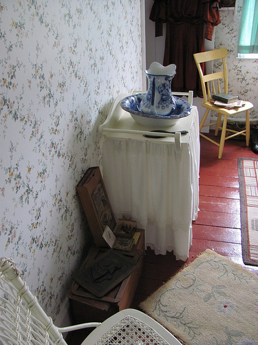 "Anne's Room" at Green Gables, complete with physical details from the first book's plot. Photo by the author.