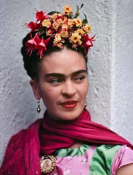 Photo of Frida Kahlo.  Click for source link