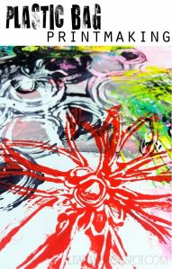 There are entirely too many plastic bags under my sink.  This seems like a genius way to give them some bright new life.  Click for source.