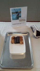 The beach before the milky waves, representing several kinds of rock!